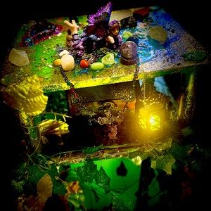 Beautiful mystical gemstone tables handmade retail for $1,300 on Etsy not here!